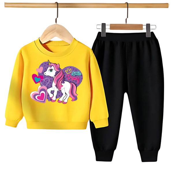 UNICORN PRINTED SWEATSHIRT SET