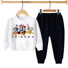 DISNEY FRIENDS PRINTED SWEATSHIRT SET