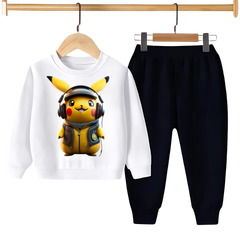 PIKACHU PRINTED SWEATSHIRT SET