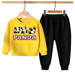 PANDA PRINTED SWEATSHIRT SET