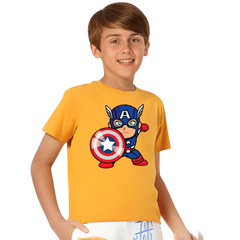 Captain America T Shirt For Kids