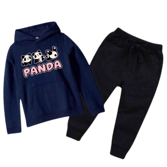 PANDA KIDS HOODIE SET