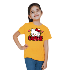 Kitty Love T Shirt For Kids