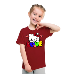 Kitty Love T Shirt For Kids