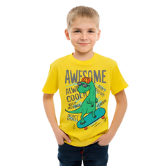 AWESOME DINO T Shirt for Kids