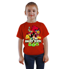 Angry Birds Printed T Shirt For Kids