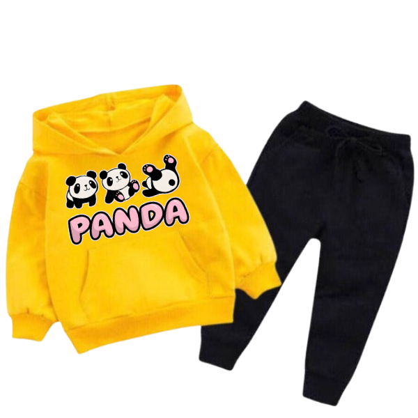 PANDA KIDS HOODIE SET