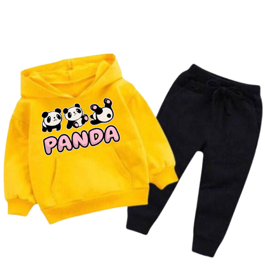 PANDA KIDS HOODIE SET