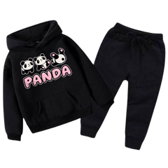 PANDA KIDS HOODIE SET