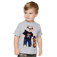 TEDDY BEAR SKATEBOARD KIDS T SHIRT