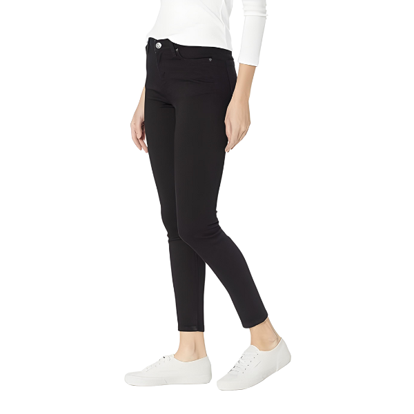 DENIM SKINNY SLIM JEANS FOR WOMEN- BLACK