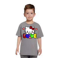 Kitty Love T Shirt For Kids