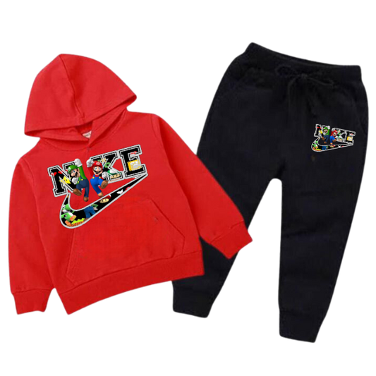 MARIO BRO'S NK KIDS HOODIE SET