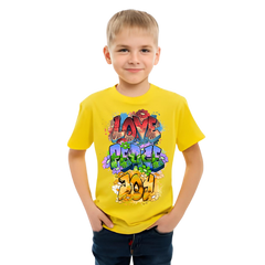 LOVE,PEACE,JOY KIDS T SHIRT