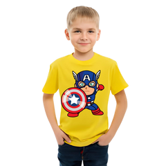 Captain America T Shirt For Kids