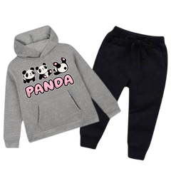 PANDA KIDS HOODIE SET