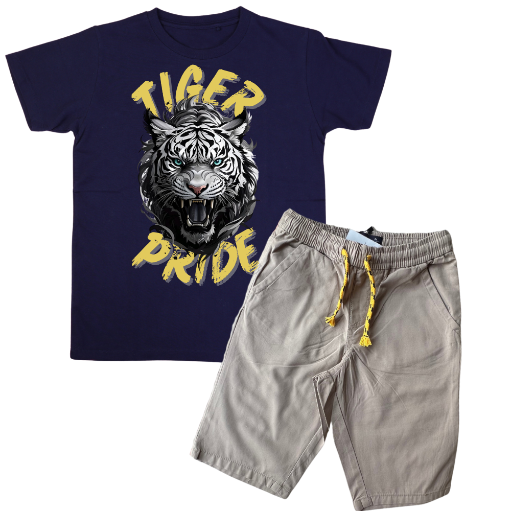 TIGER PRIDE SHORT SET