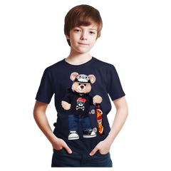 TEDDY BEAR SKATEBOARD KIDS T SHIRT