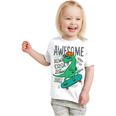 AWESOME DINO T Shirt for Kids