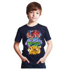 LOVE,PEACE,JOY KIDS T SHIRT