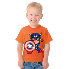 Captain America T Shirt For Kids