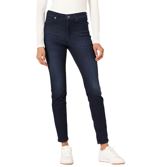 DENIM SKINNY SLIM CLASSIC JEANS FOR WOMEN- DARK BLUE