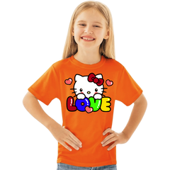 Kitty Love T Shirt For Kids