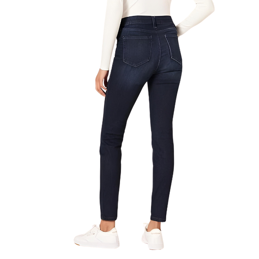 DENIM SKINNY SLIM CLASSIC JEANS FOR WOMEN- DARK BLUE