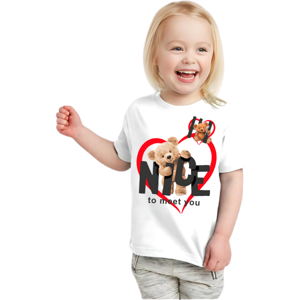 NICE TO MEET YOU KIDS T SHIRT