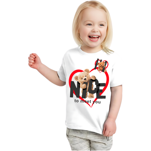 NICE TO MEET YOU KIDS T SHIRT