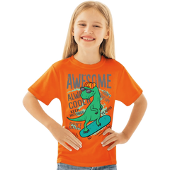 AWESOME DINO T Shirt for Kids