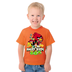 Angry Birds Printed T Shirt For Kids