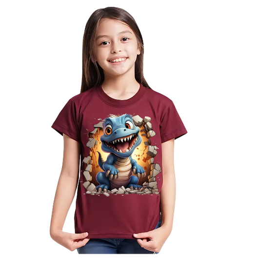 LITTLE DINO KIDS T SHIRT