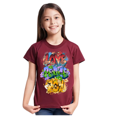 LOVE,PEACE,JOY KIDS T SHIRT