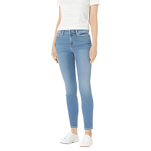 DENIM SKINNY SLIM CLASSIC JEANS FOR WOMEN- BLUE