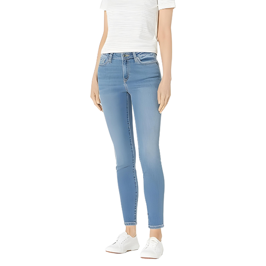 DENIM SKINNY SLIM CLASSIC JEANS FOR WOMEN- BLUE