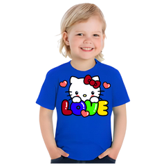 Kitty Love T Shirt For Kids