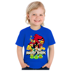 Angry Birds Printed T Shirt For Kids