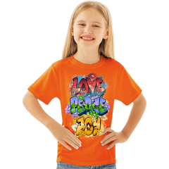 LOVE,PEACE,JOY KIDS T SHIRT