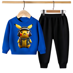 PIKACHU PRINTED SWEATSHIRT SET