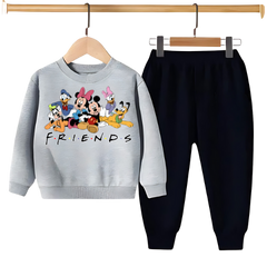 DISNEY FRIENDS PRINTED SWEATSHIRT SET