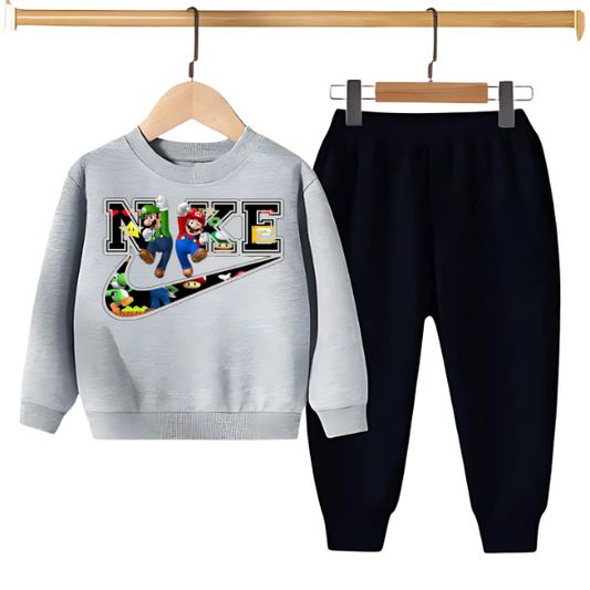 NIKE MARIO PRINTED SWEATSHIRT SET