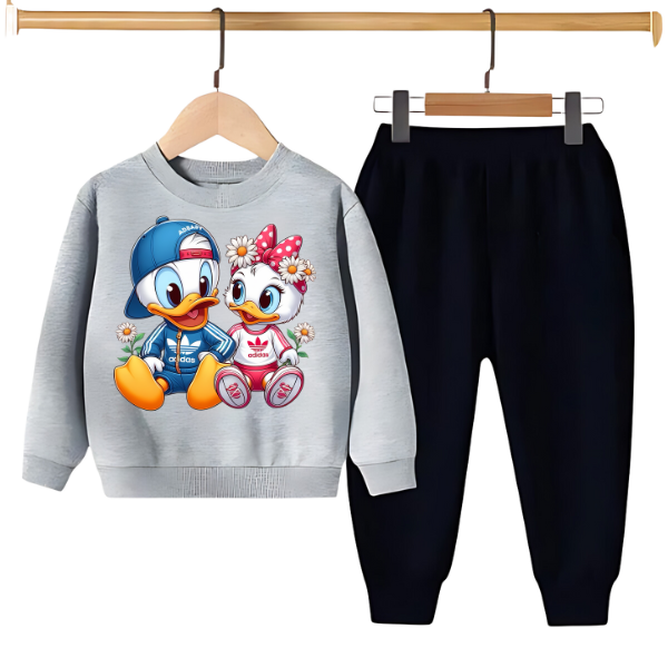 DONALD & DAISY PRINTED SWEATSHIRT SET