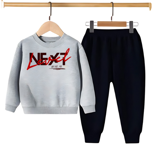 NEXT LEVEL PRINTED SWEATSHIRT SET