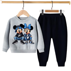 MICKEY & MINNIE PRINTED SWEATSHIRT SET