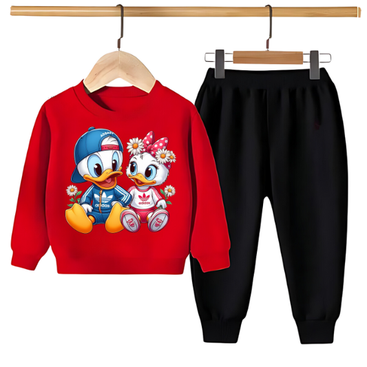 DONALD & DAISY PRINTED SWEATSHIRT SET