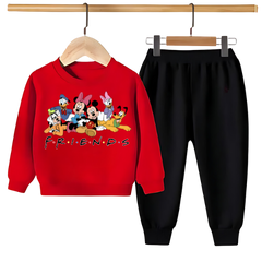 DISNEY FRIENDS PRINTED SWEATSHIRT SET