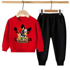 ADIDAS PRINTED SWEATSHIRT SET