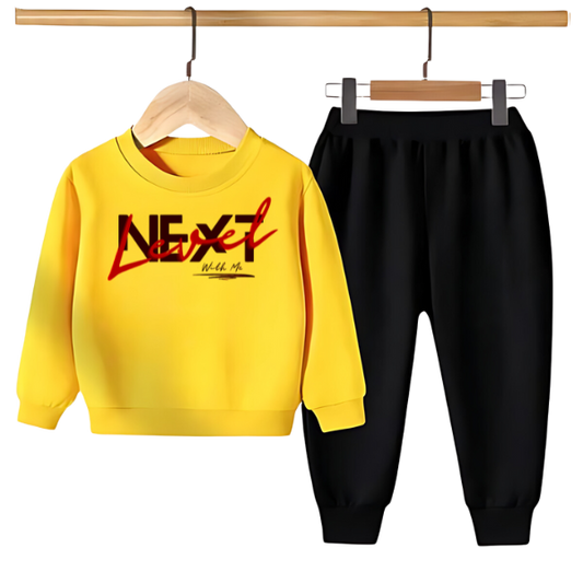 NEXT LEVEL PRINTED SWEATSHIRT SET