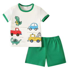 Vehicles Short Sleeve Kids Wear